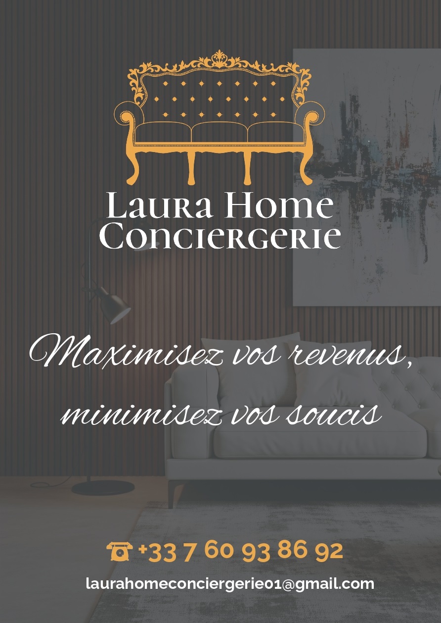 Flyer Laura Home Conciergerie — Maximisez vos revenus, minimisez vos soucis